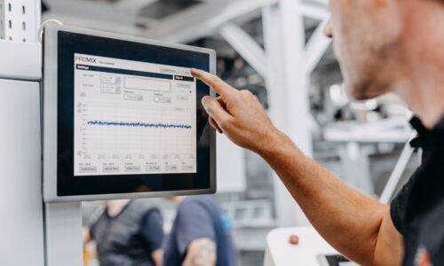 Analyse eines mit Inline Viskosimeter aufgezeichneten Trend Charts